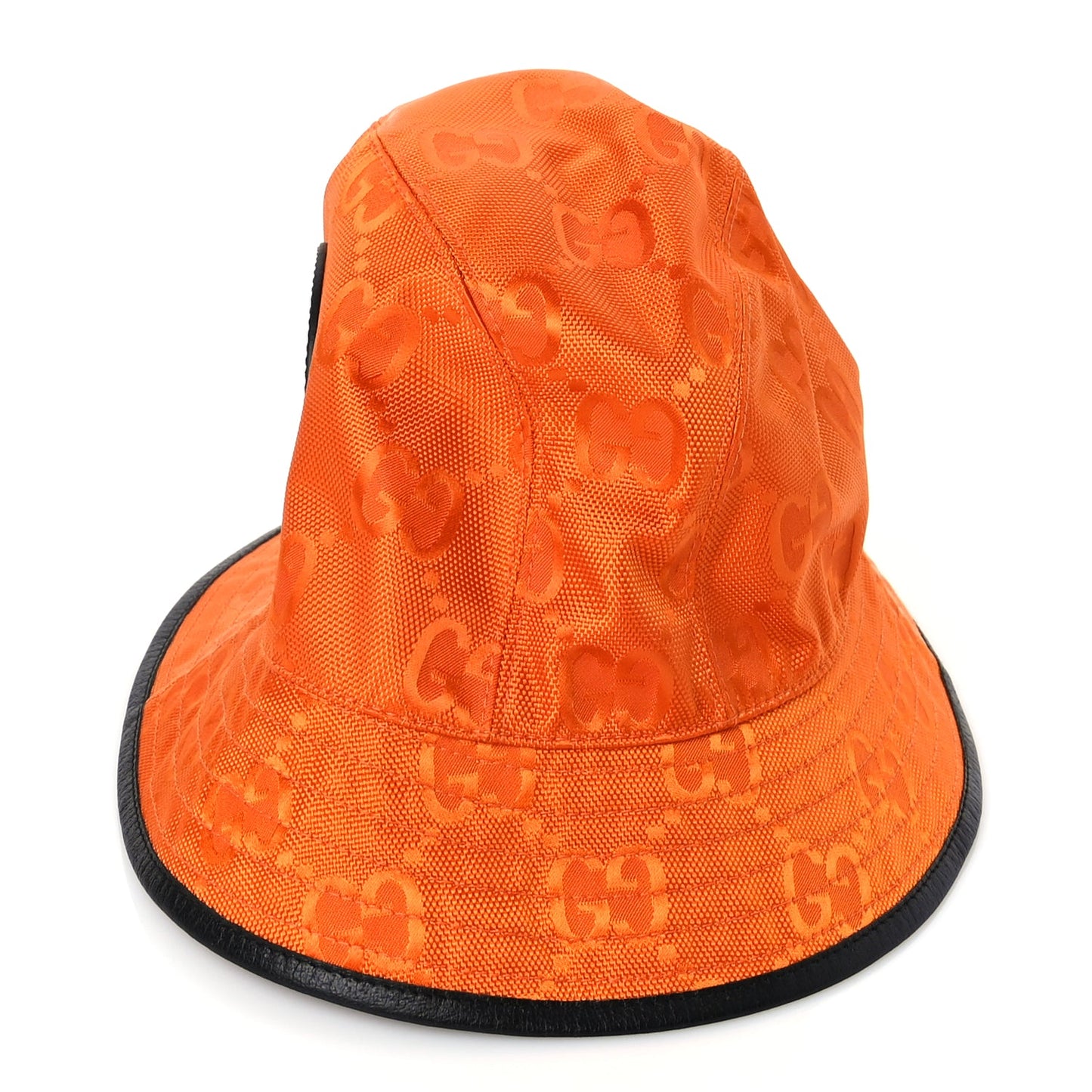 Gucci GUCCI Econyl Nylon Monogram Off The Grid Will Bucket Hat M Carrot Orange Black