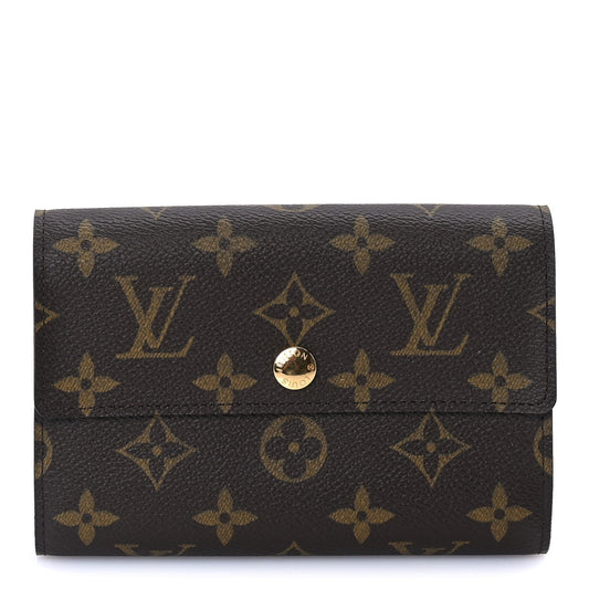 Louis Vuitton Monogram Porte-Monnaie Tresor Wallet