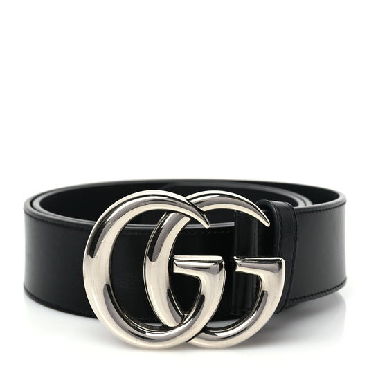 Gucci Calfskin Double G 40mm Belt 90 36 Black