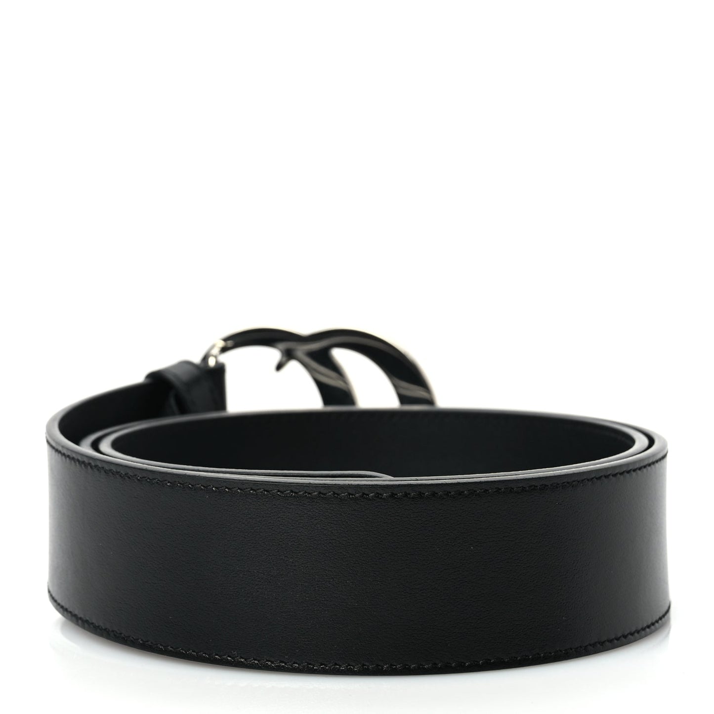 Gucci Calfskin Double G 40mm Belt 90 36 Black