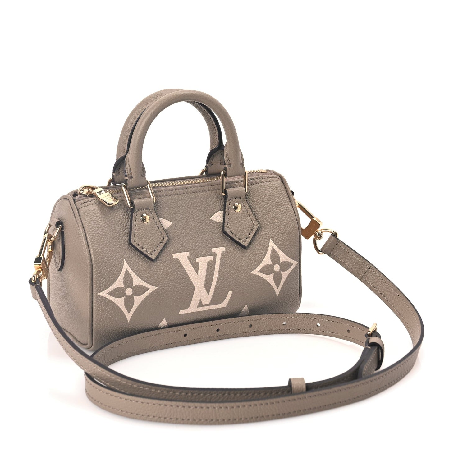 Louis Vuitton Empreinte Monogram Giant Nano Speedy  Tourterelle Creme