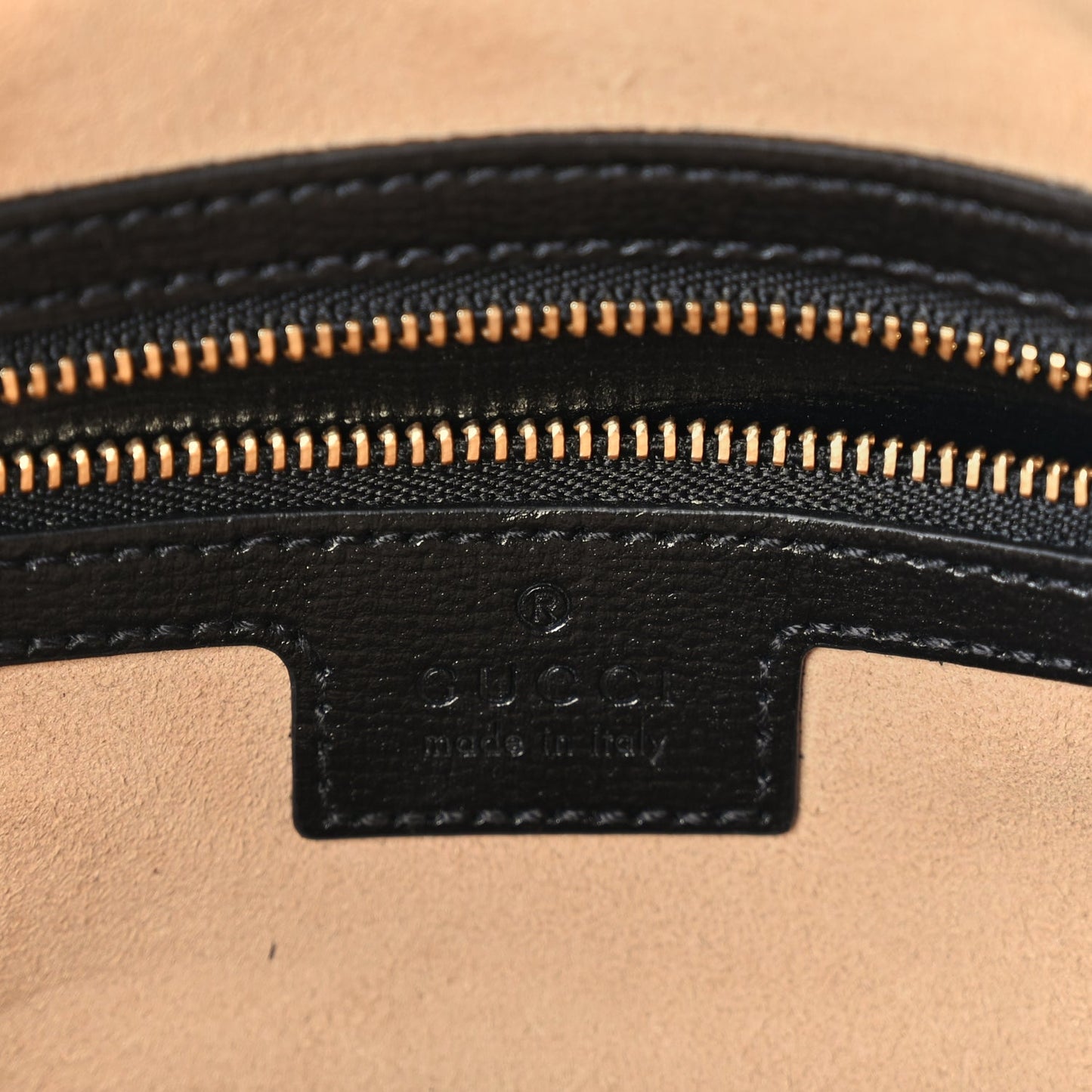 Gucci Textured Calfskin Small Horsebit 1955 Shoulder Bag Black