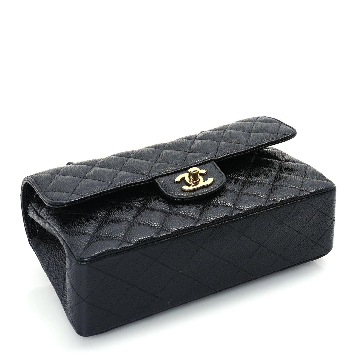 Chanel Caviar Quilted Small Double Flap  Black