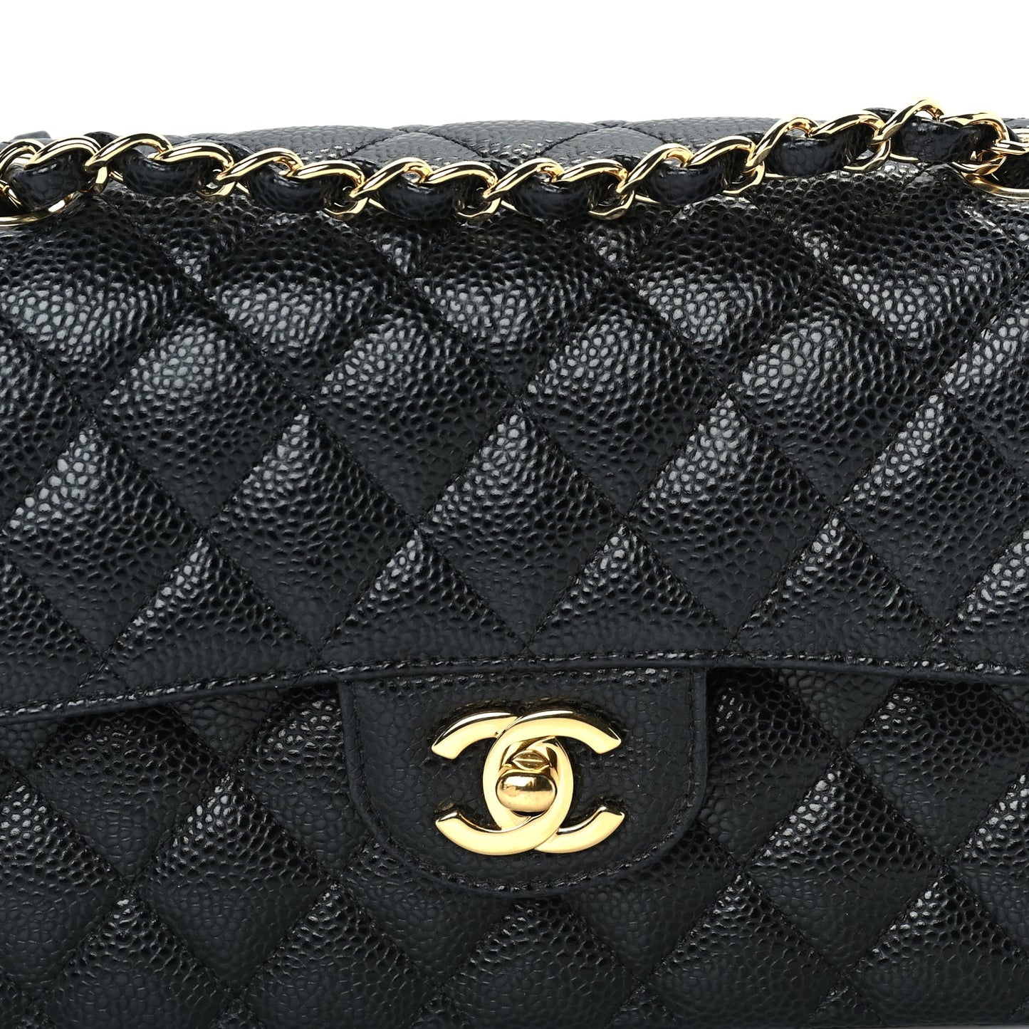Chanel Caviar Quilted Small Double Flap  Black