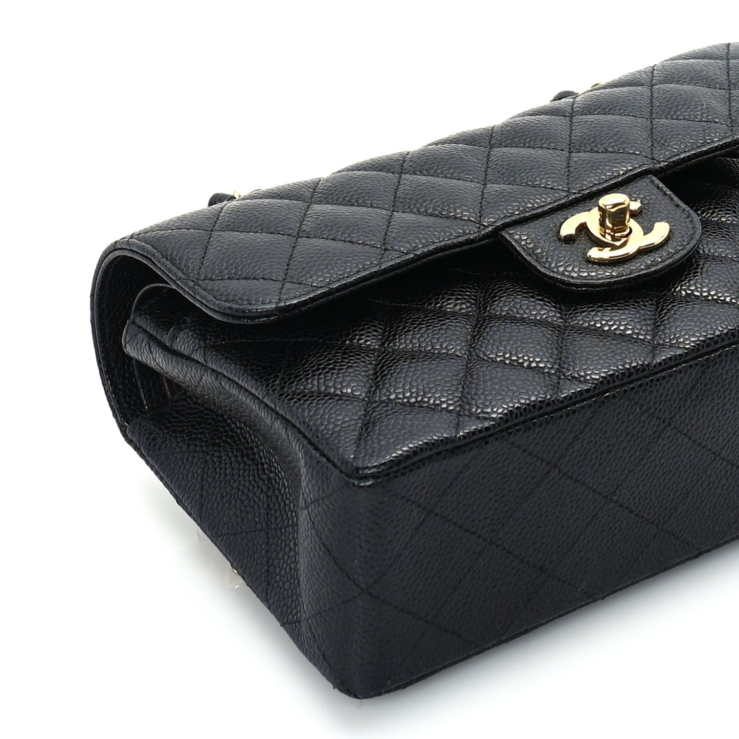 Chanel Caviar Quilted Small Double Flap  Black