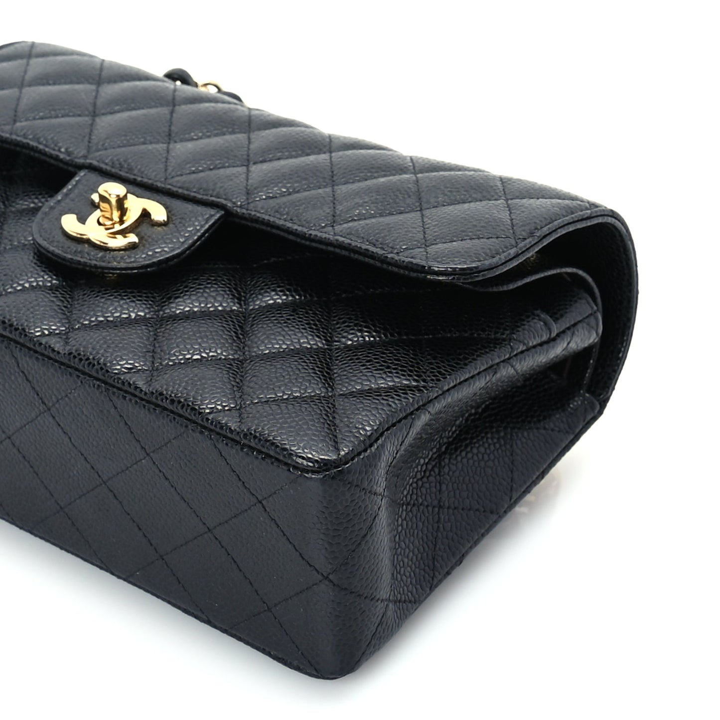 Chanel Caviar Quilted Small Double Flap  Black