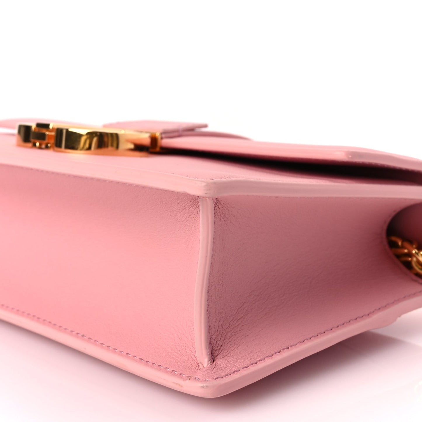 Christian Dior Calfskin 30 Montaigne East West Chain Flap Bag Pink
