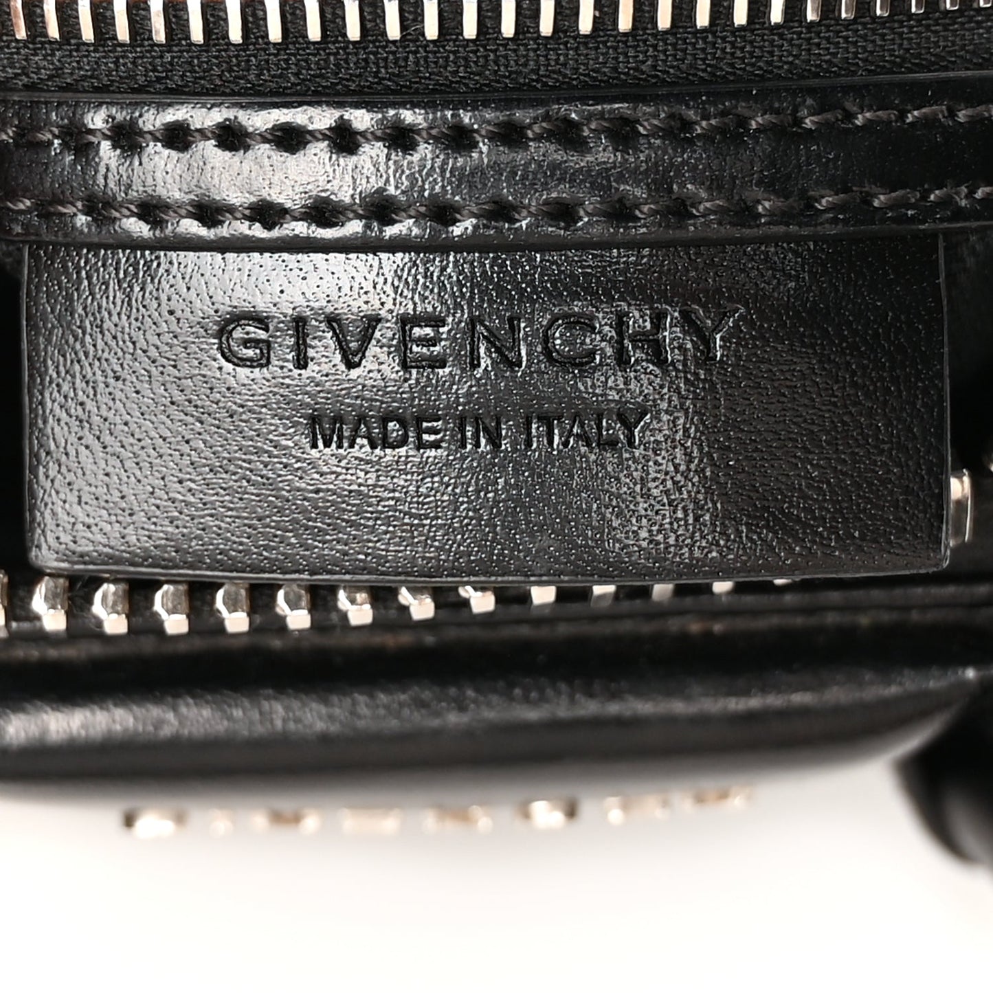 Givenchy Shiny Lord Calfskin Mini Antigona Black