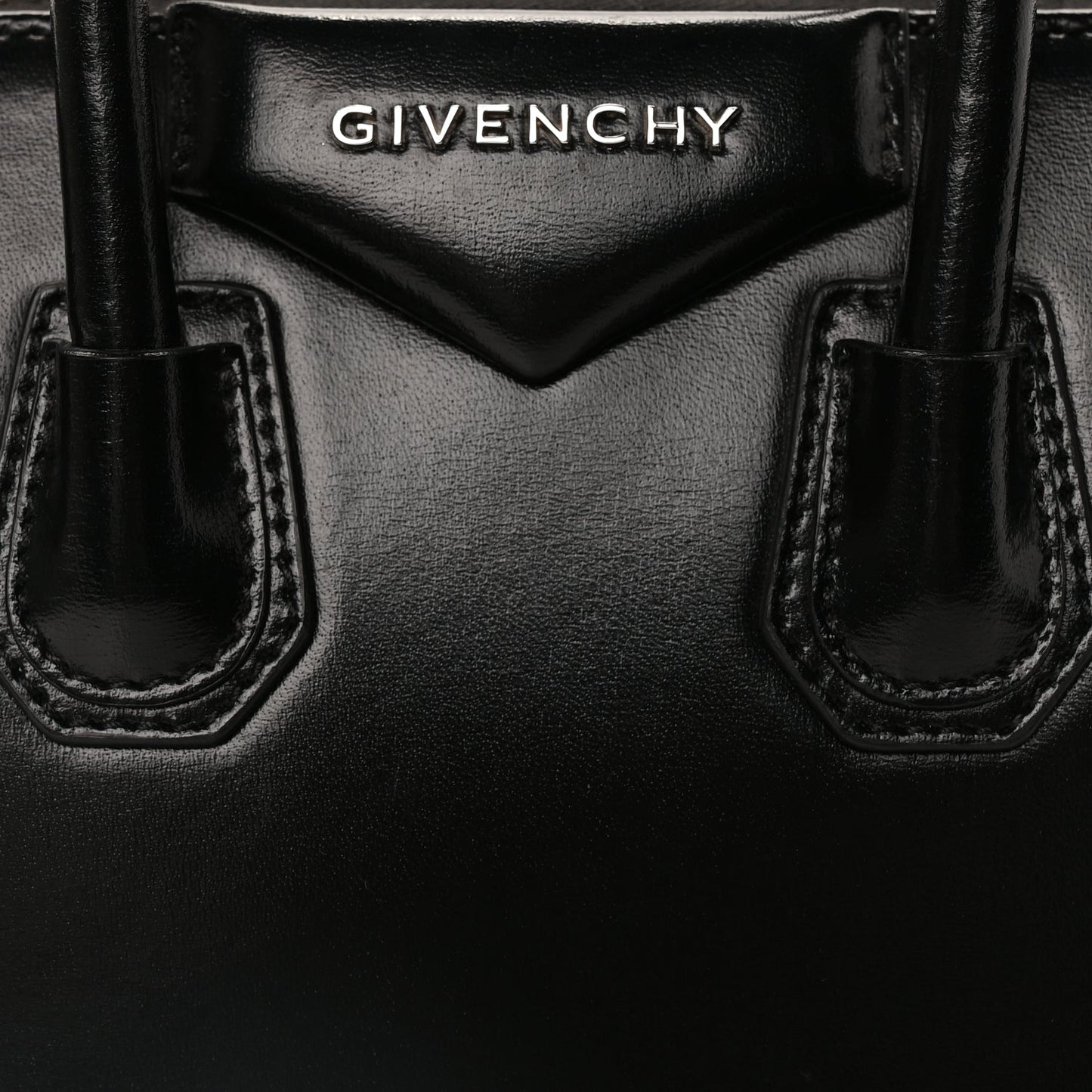 Givenchy Shiny Lord Calfskin Mini Antigona Black