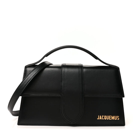 Jacquemus Smooth Calfskin Le Grand Bambino  Black