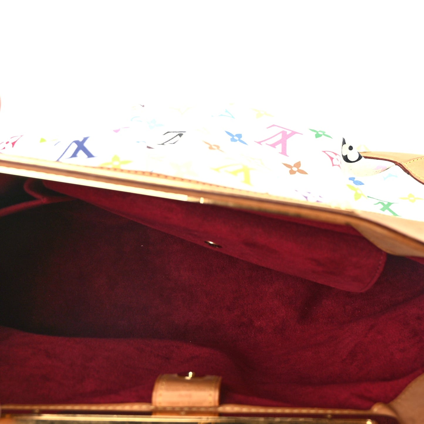 Louis Vuitton Monogram Multicolor Judy MM White