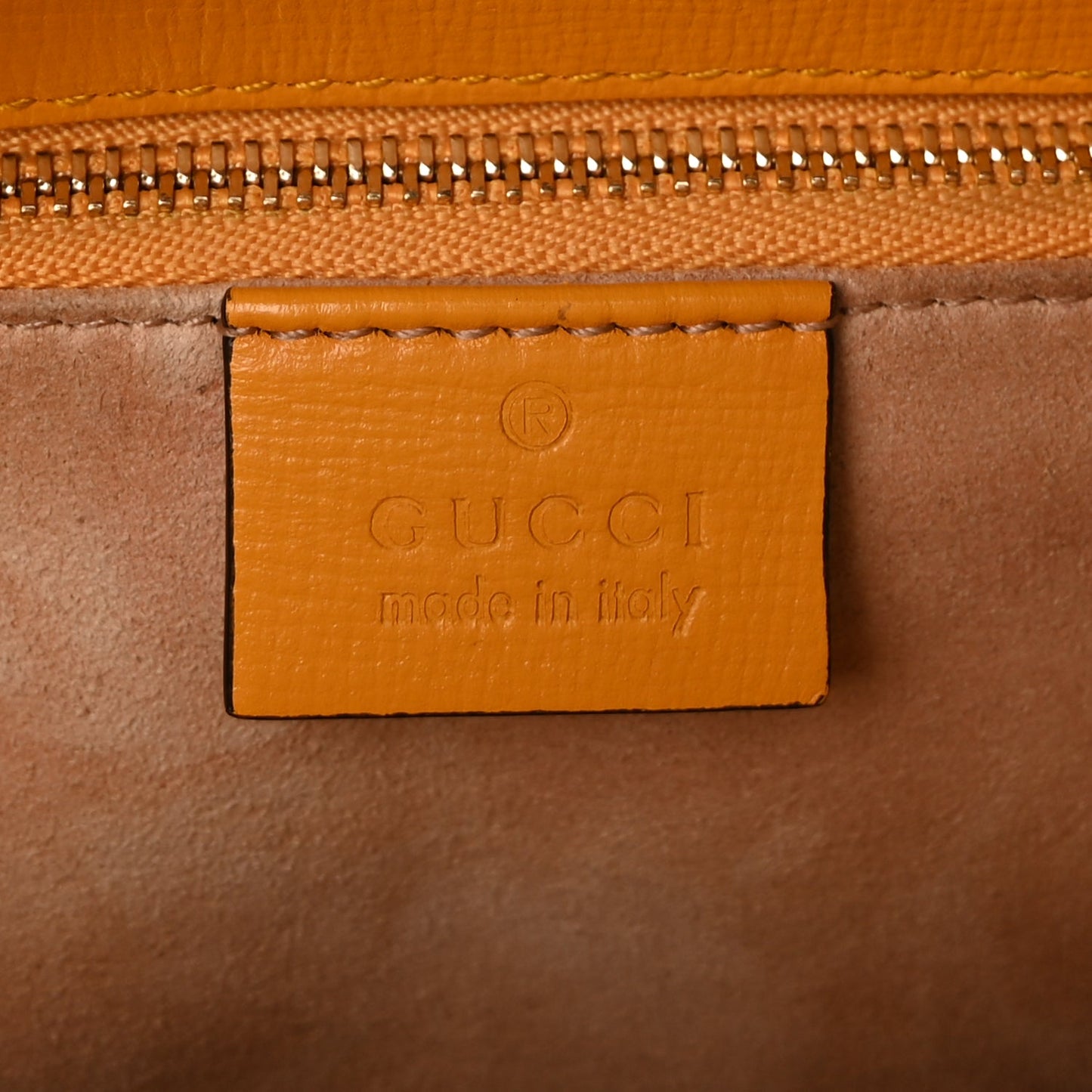 Gucci Textured Calfskin Horsebit 1955 Shoulder Bag  Yellow