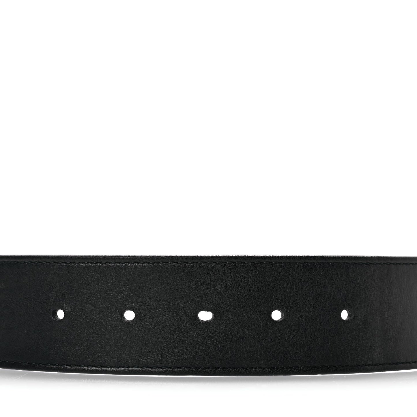 Gucci Calfskin Double G 40mm Belt 80 32 Black