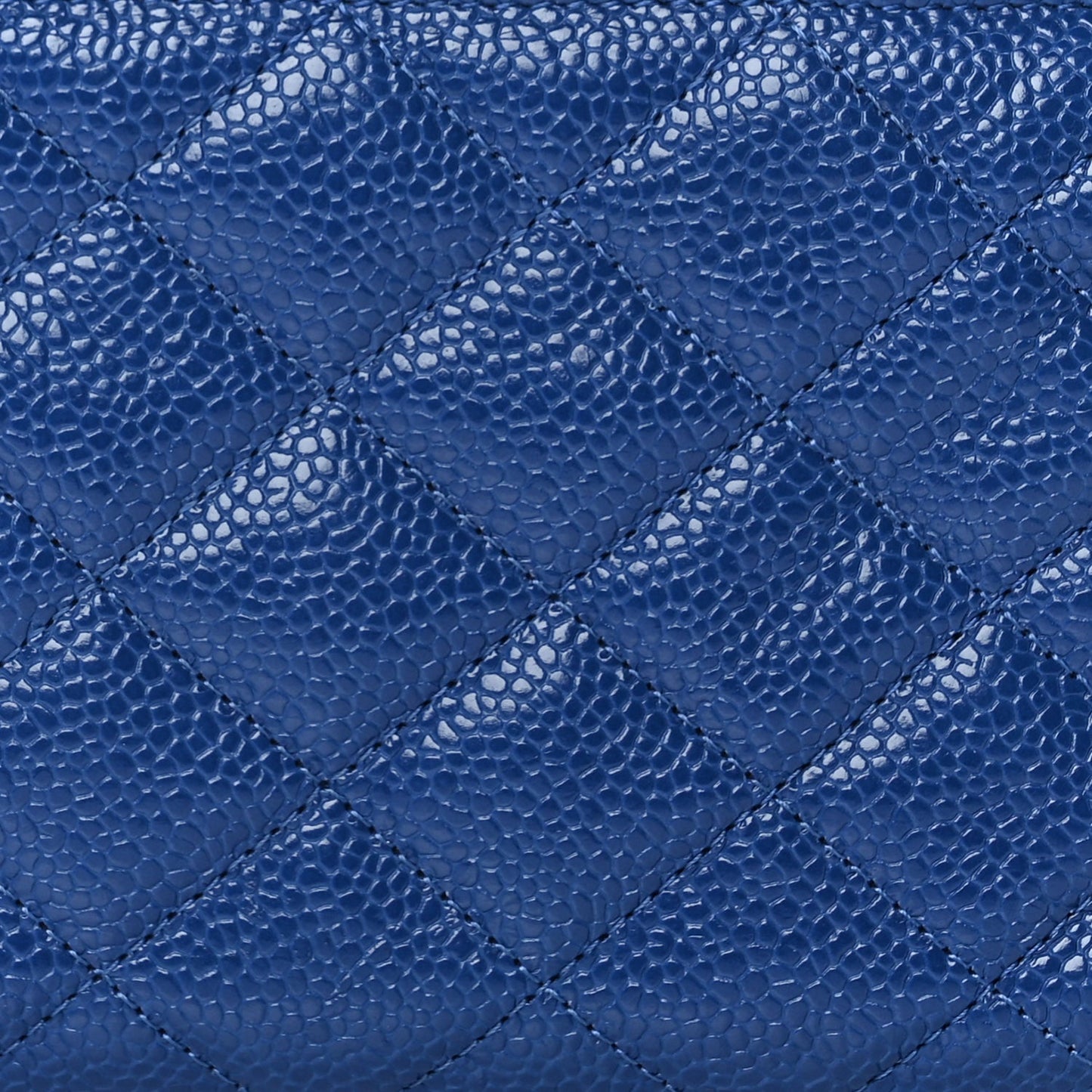 Chanel Caviar Quilted Incognito Classic iPhone Pouch  Blue