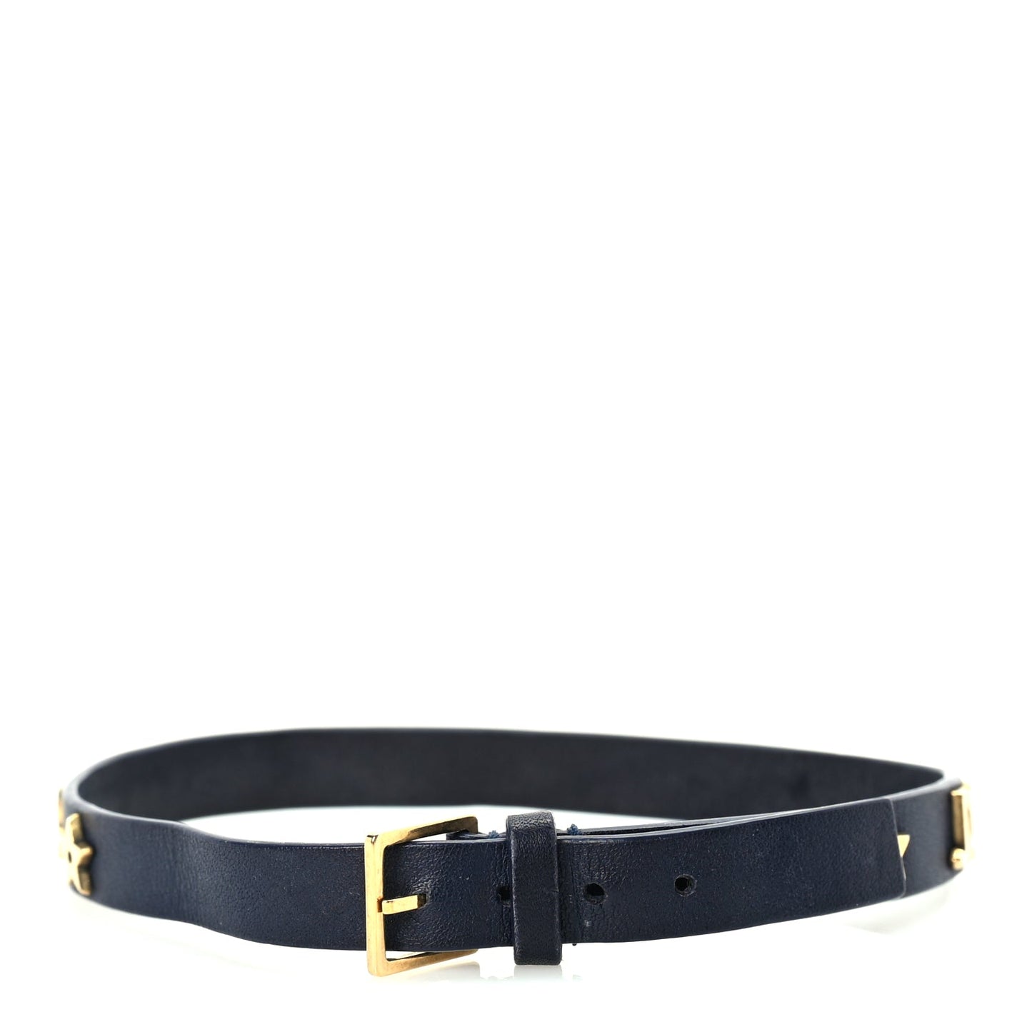 Christian Dior Calfskin Star J'Adior Double Bracelet Blue