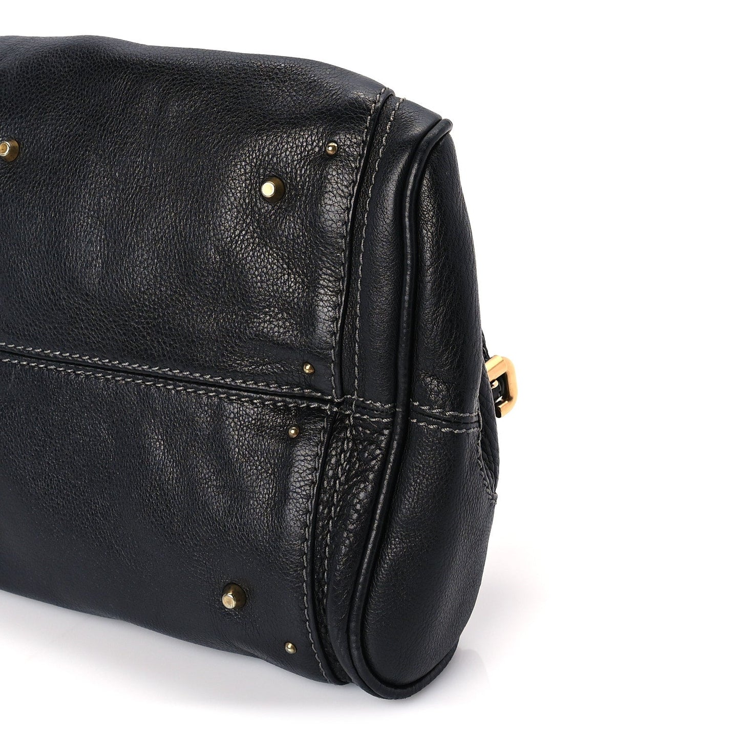 Chloe Calfskin Medium Paddington Satchel  Black