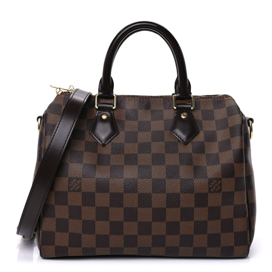 Louis Vuitton Damier Ebene Speedy Bandouliere 25