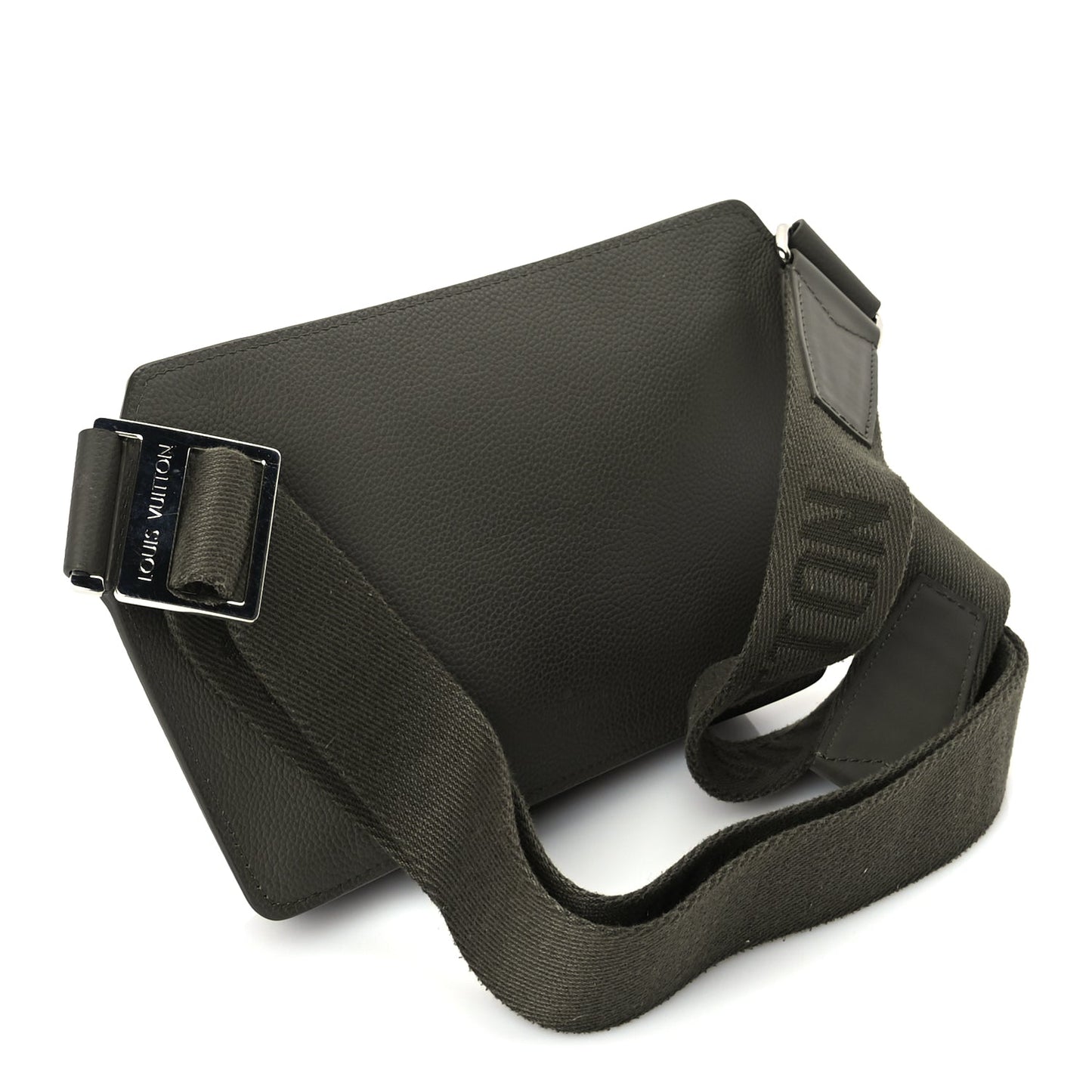 Louis Vuitton Grained Calfskin Aerogram Takeoff Sling  Khaki