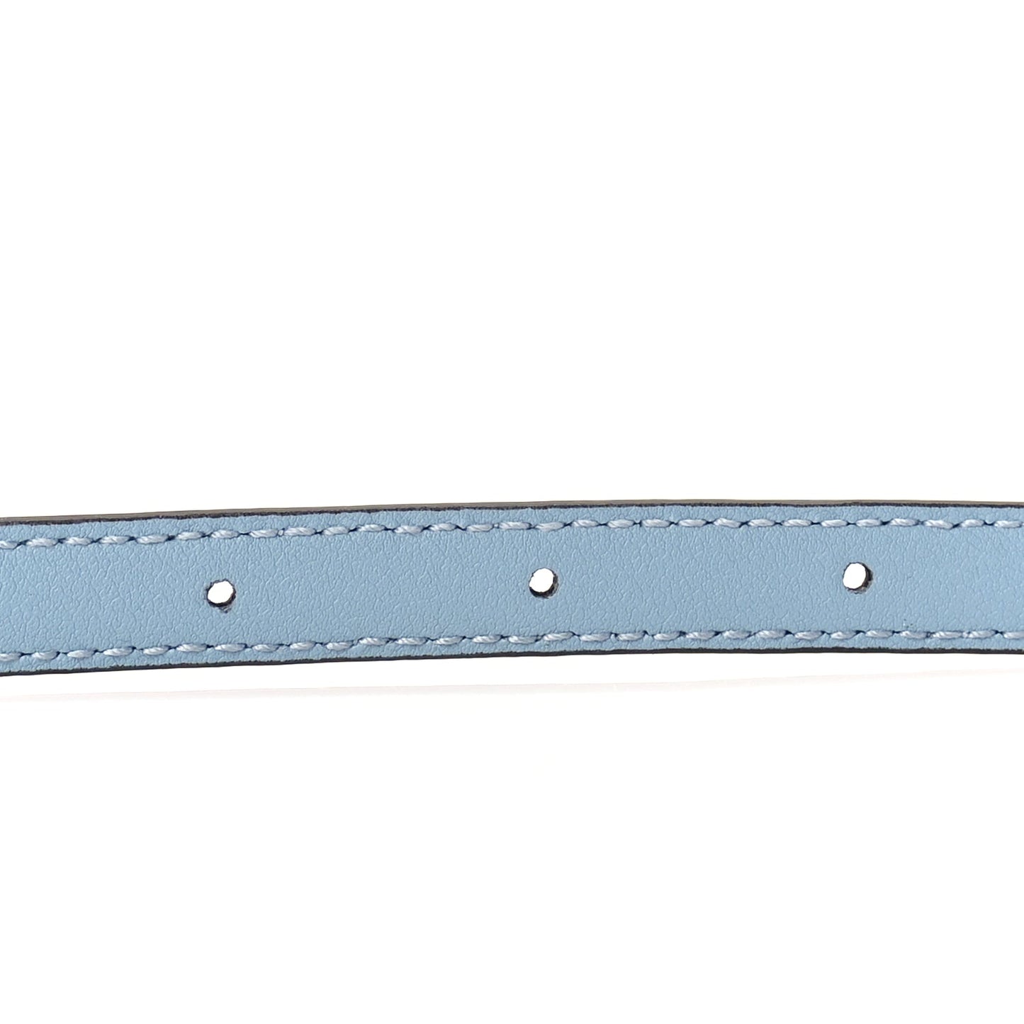 Gucci Patent Double G Thin Belt  85 34  Blue