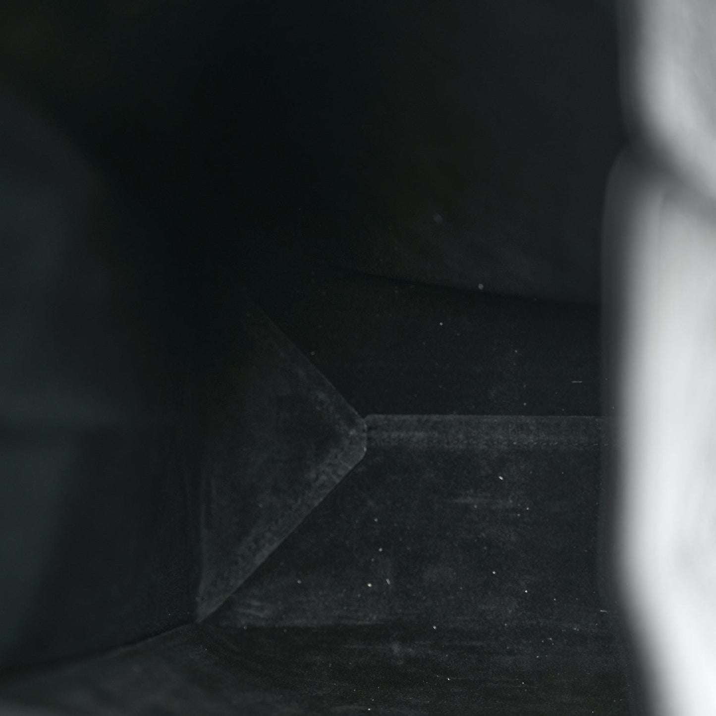 Saint Laurent Calfskin Monogram Deli Paper Bag Vintage Black