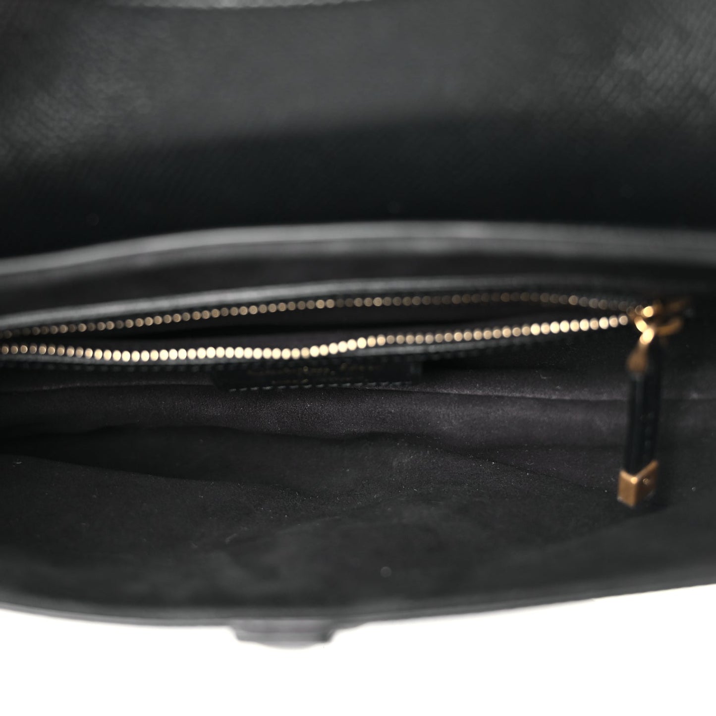 Christian Dior Grained Calfskin Saddle Bag Black (KLARNA)