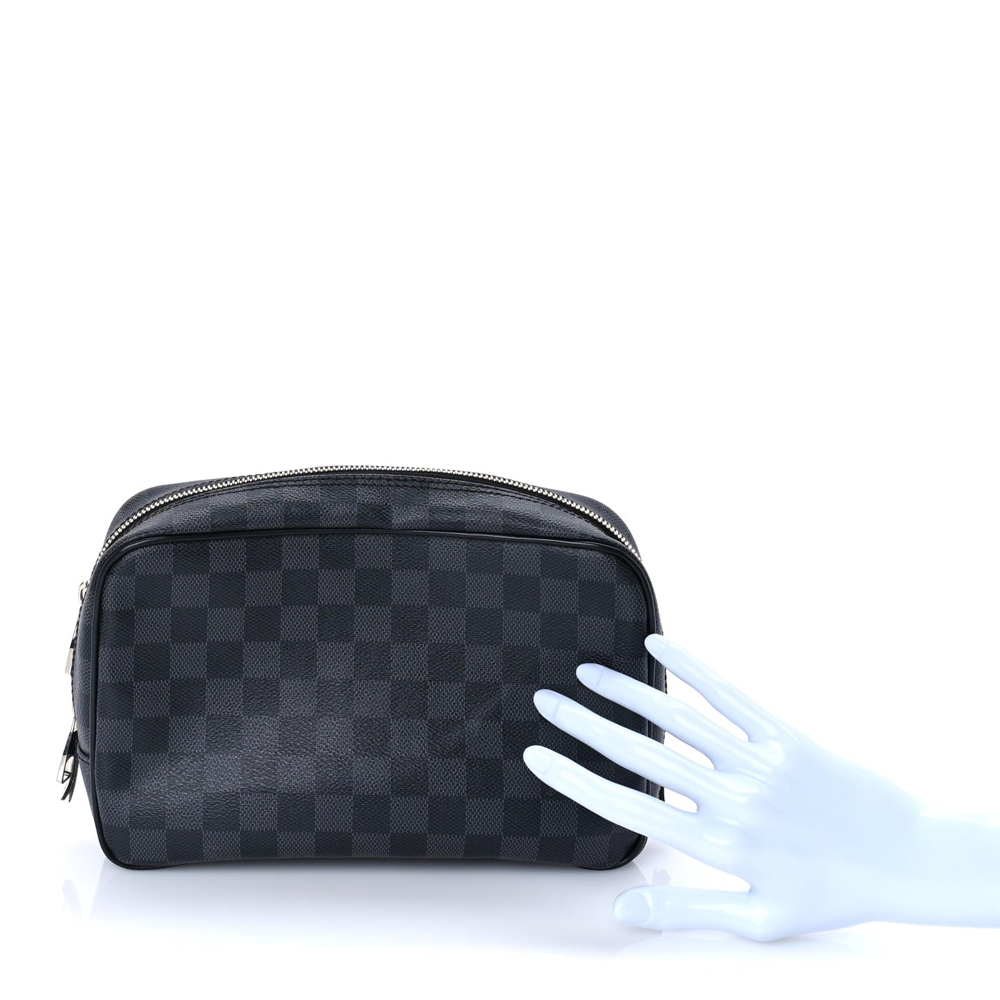 Louis Vuitton Damier Cobalt Toilet Pouch GM Black