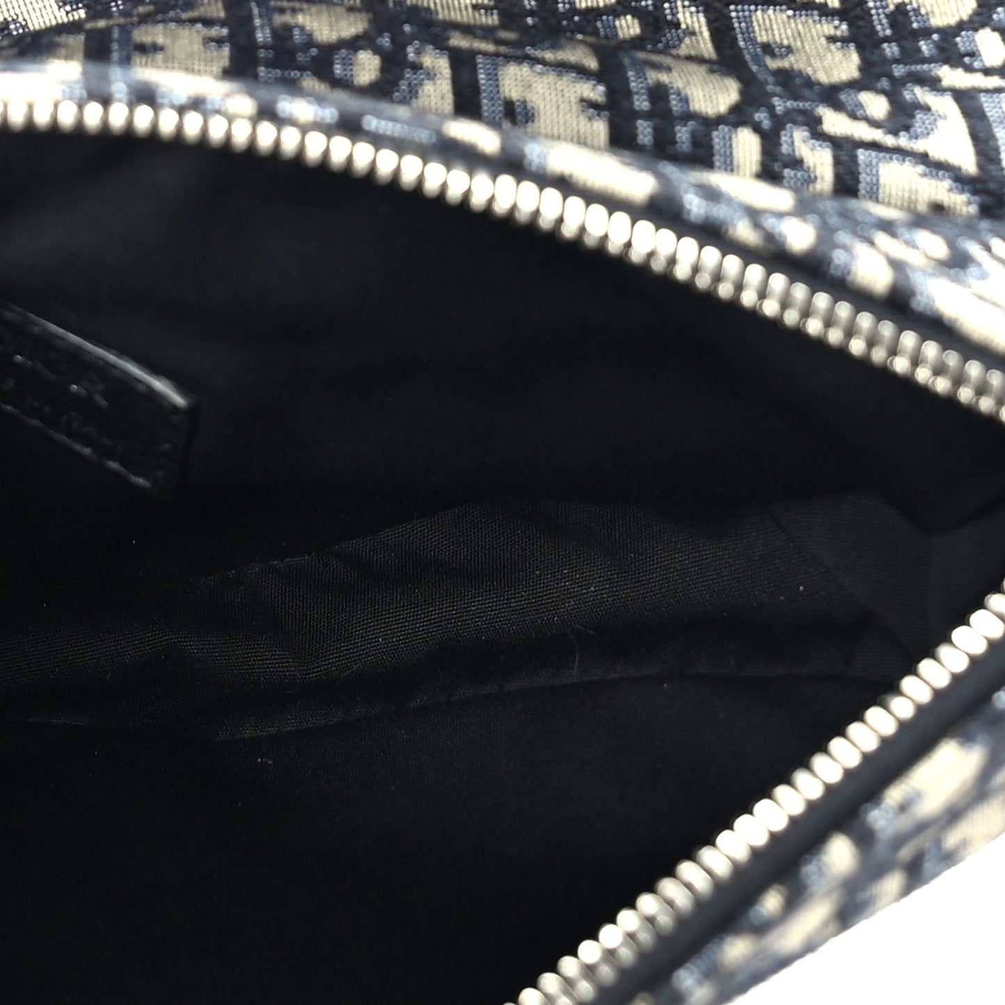 Christian Dior Oblique Mens Saddle Bag  Blue