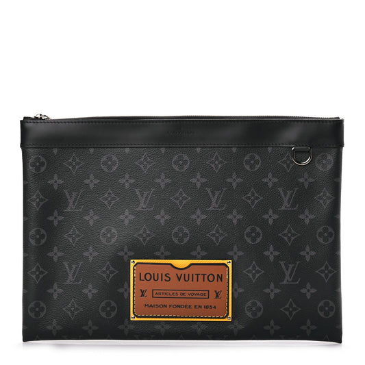 Louis Vuitton Monogram Eclipse Discovery Pochette GM
