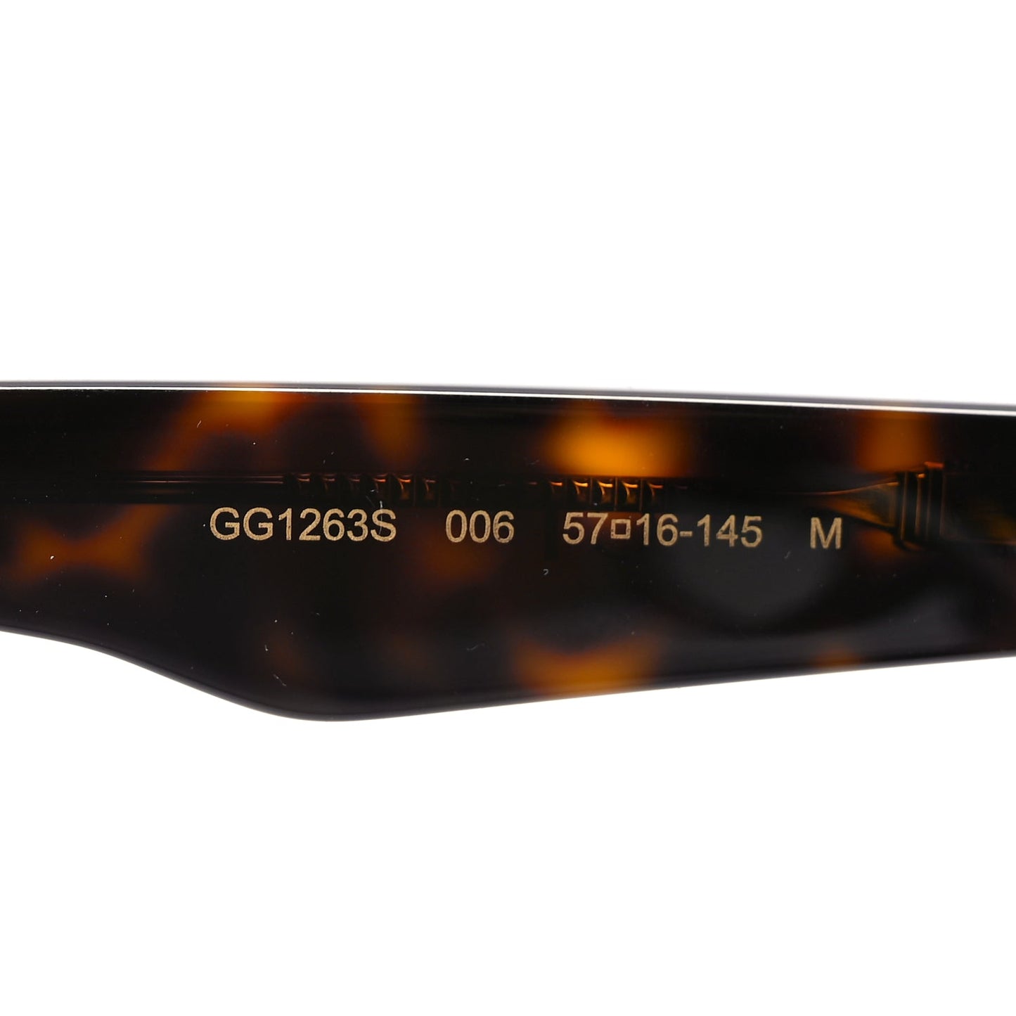 Gucci Acetate Aviator Sunglasses GG1263S Tortoise
