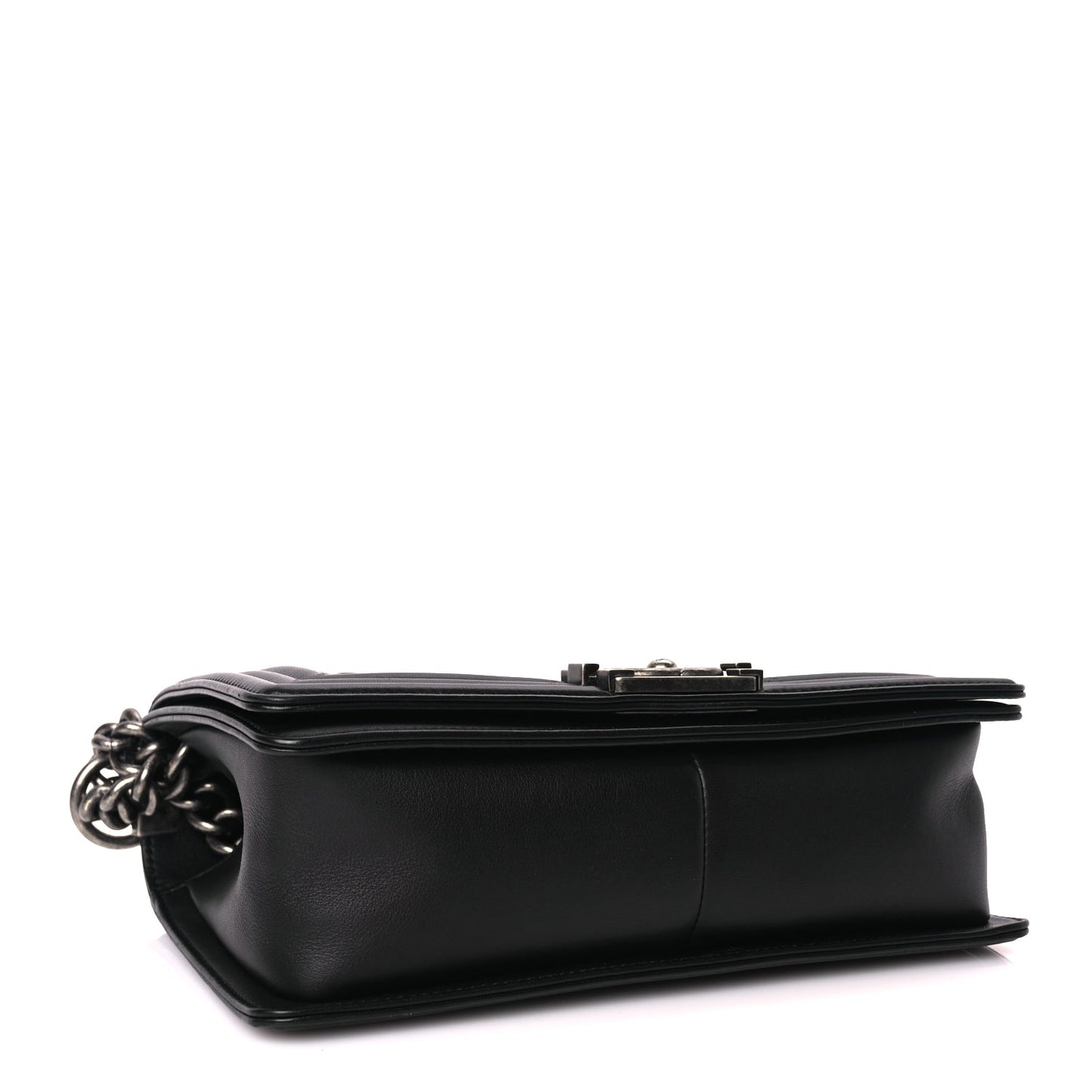 Chanel Calfskin Quilted Medium Boy Flap Black