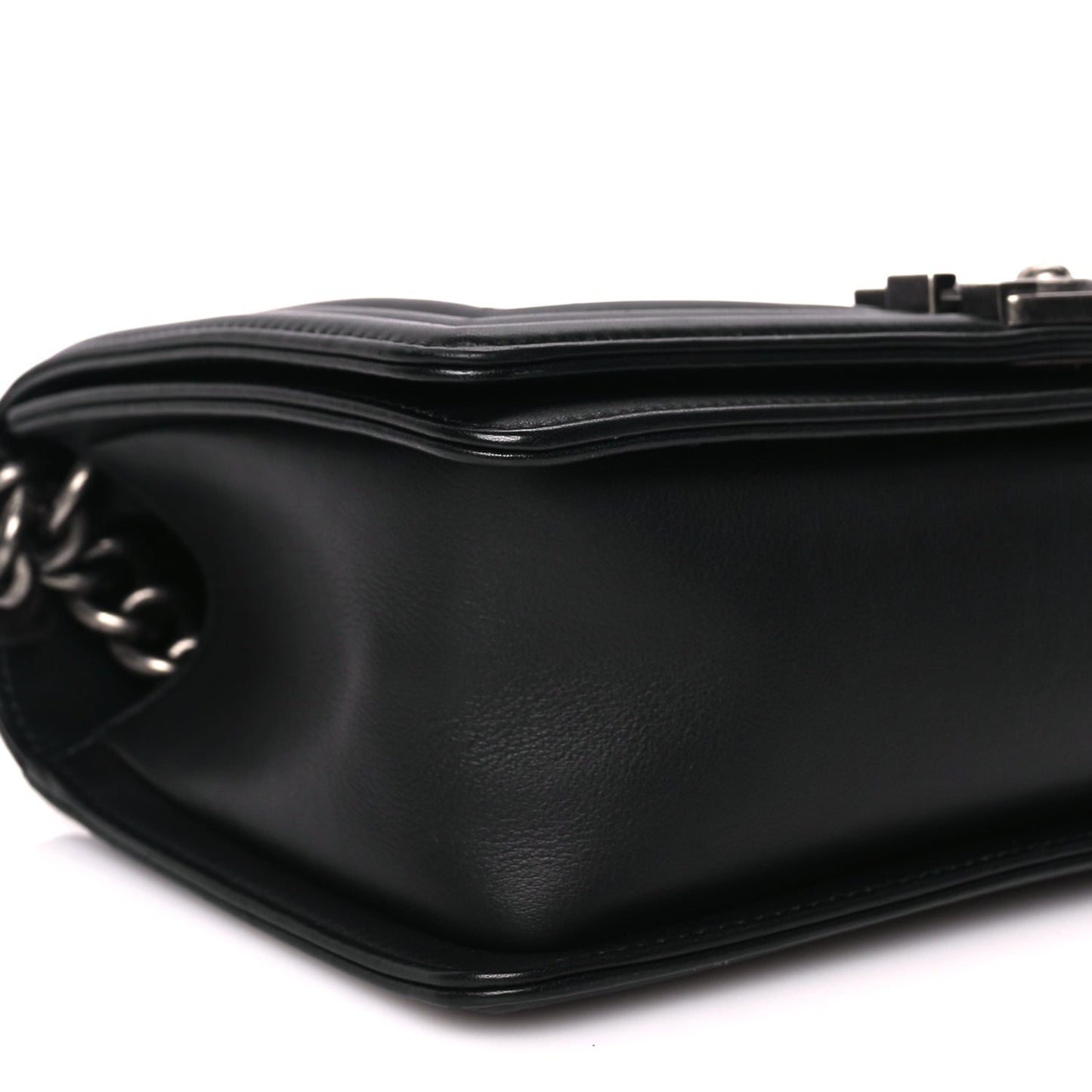 Chanel Calfskin Quilted Medium Boy Flap Black