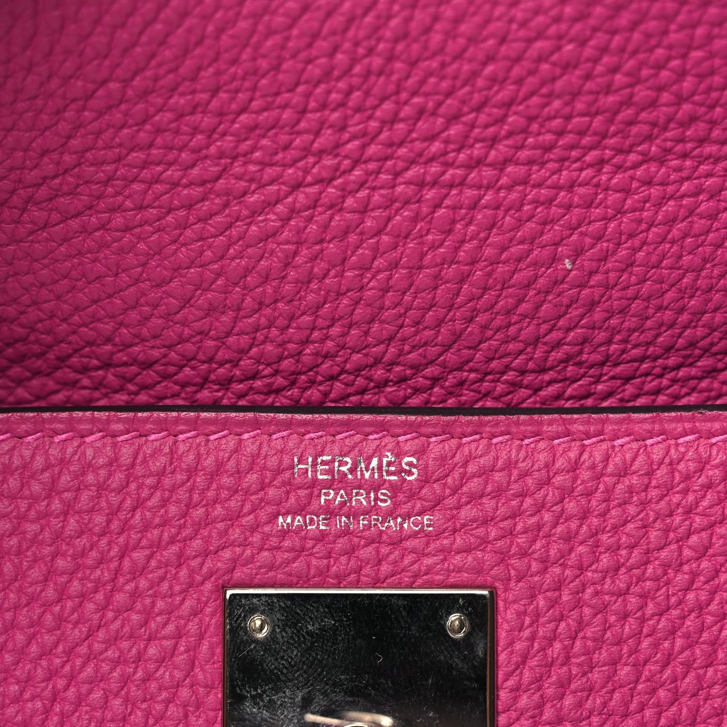 Hermes Togo Kelly Retourne 28 Rose Pourpre Rose Pourpre
