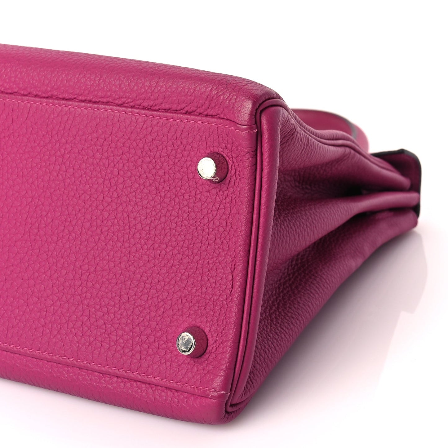 Hermes Togo Kelly Retourne 28 Rose Pourpre Rose Pourpre