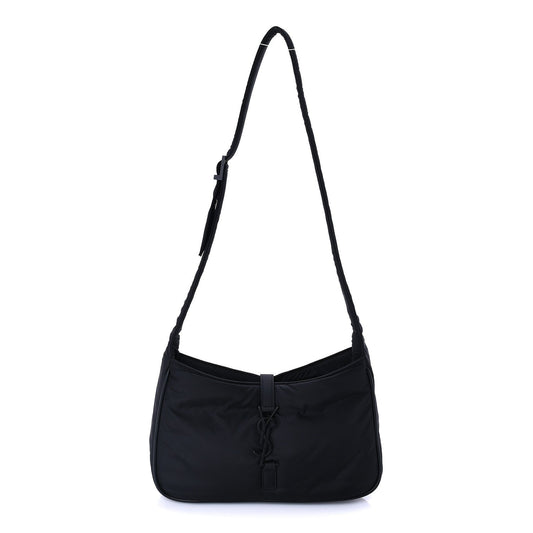 Saint Laurent Econyl Nylon Le 5 A 7 Hobo Black