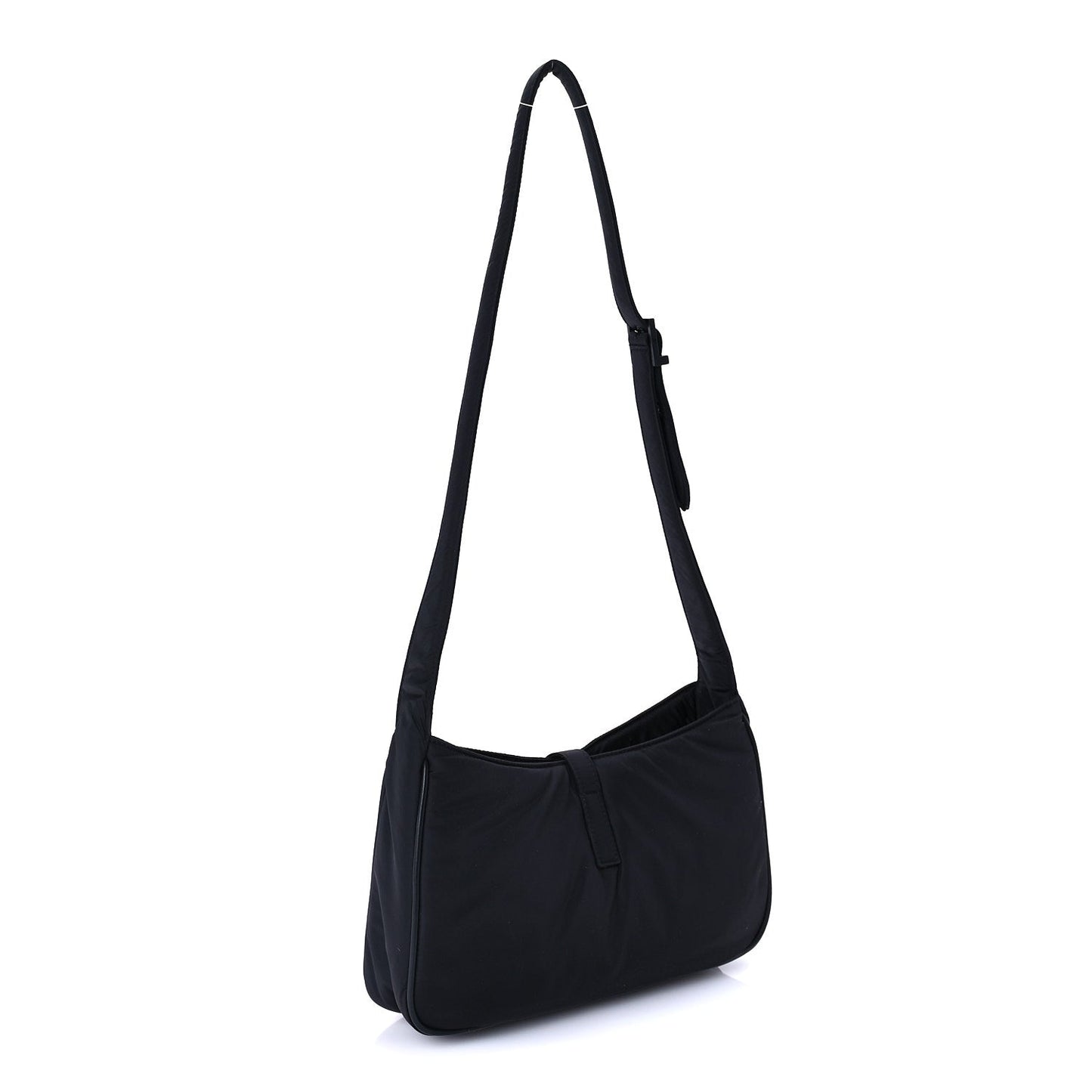 Saint Laurent Econyl Nylon Le 5 A 7 Hobo Black