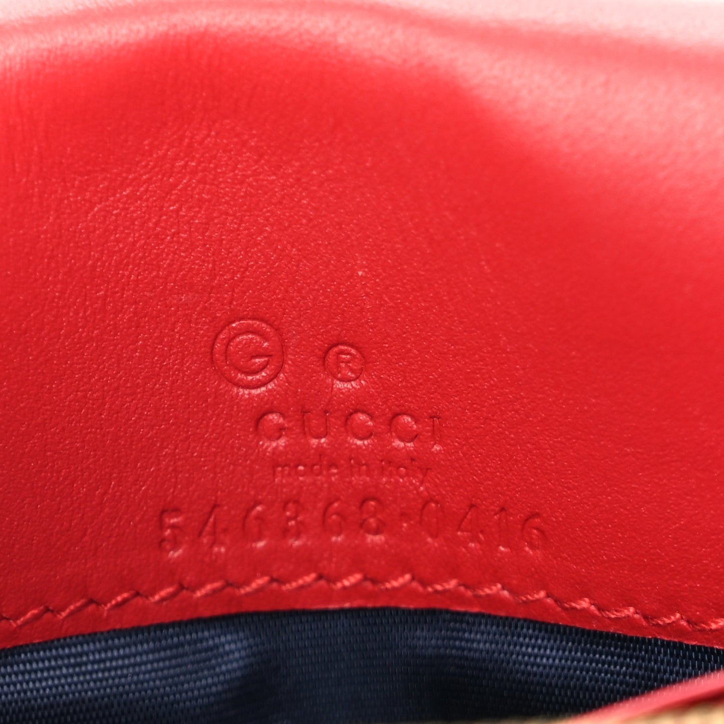 Gucci GG Supreme Monogram Blooms Chain Wallet  Blue