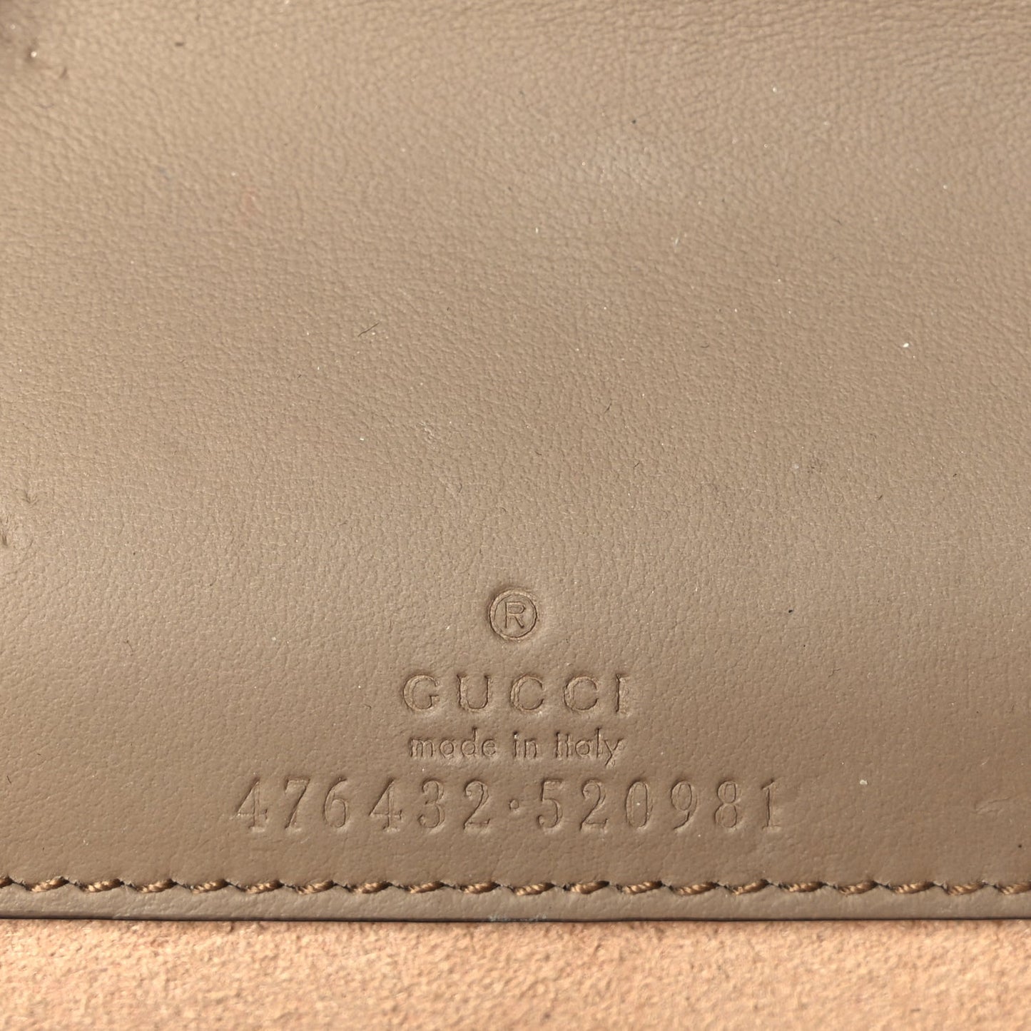 Gucci GG Supreme Monogram Super Mini Dionysus Shoulder Bag Taupe