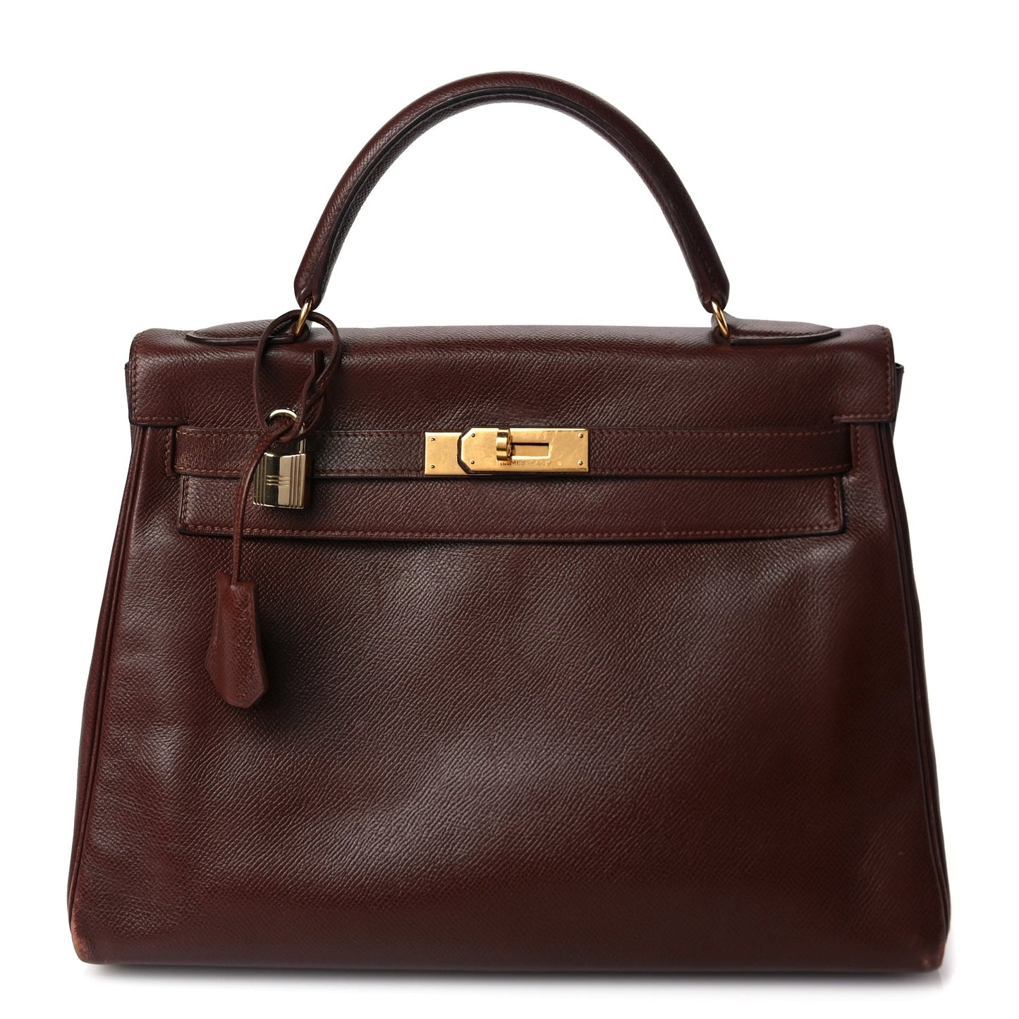 Hermes Courchevel Kelly Retourne 32 Chocolate