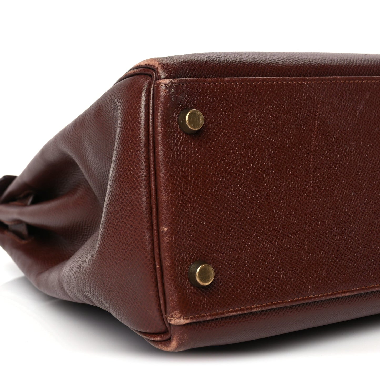 Hermes Courchevel Kelly Retourne 32 Chocolate