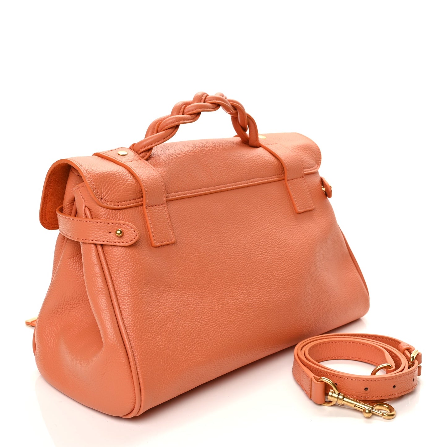 Mulberry Small Classic Grain Medium Alexa Apricot