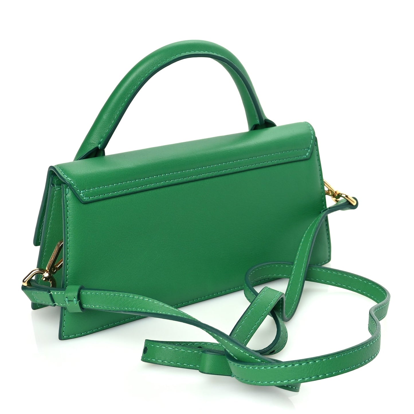 Jacquemus Smooth Calfskin Le Chiquito Long Green