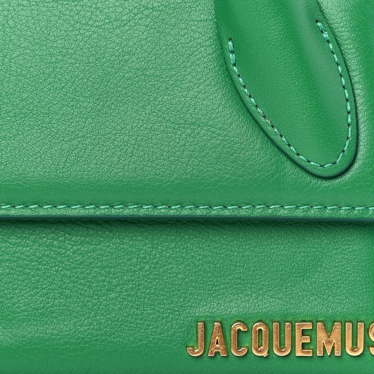Jacquemus Smooth Calfskin Le Chiquito Long Green