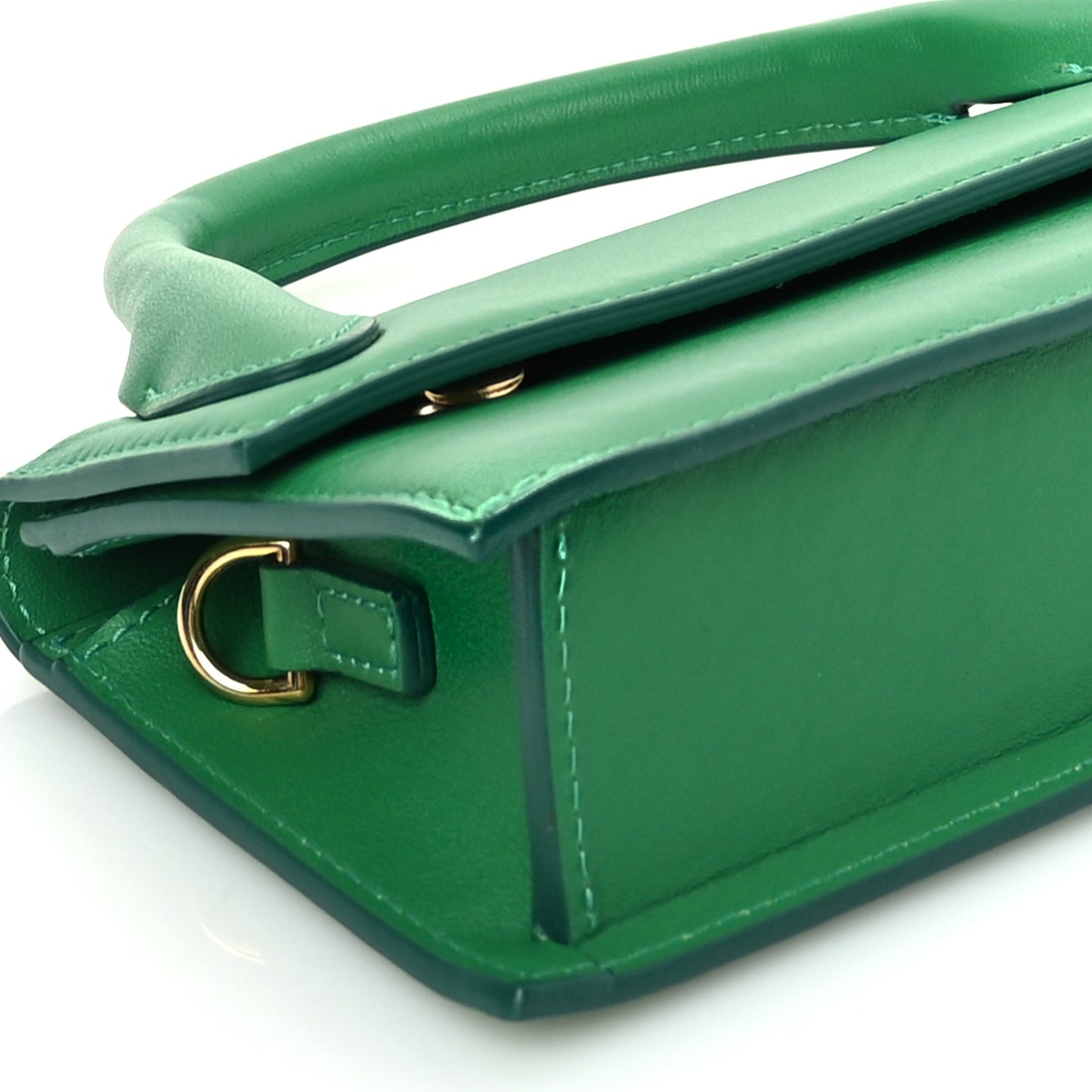 Jacquemus Smooth Calfskin Le Chiquito Long Green