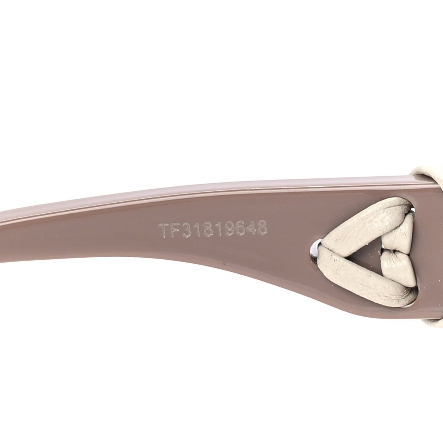 Fendi Acetate Interlace Cat Eye Sunglasses FE40171I Brown Ivory