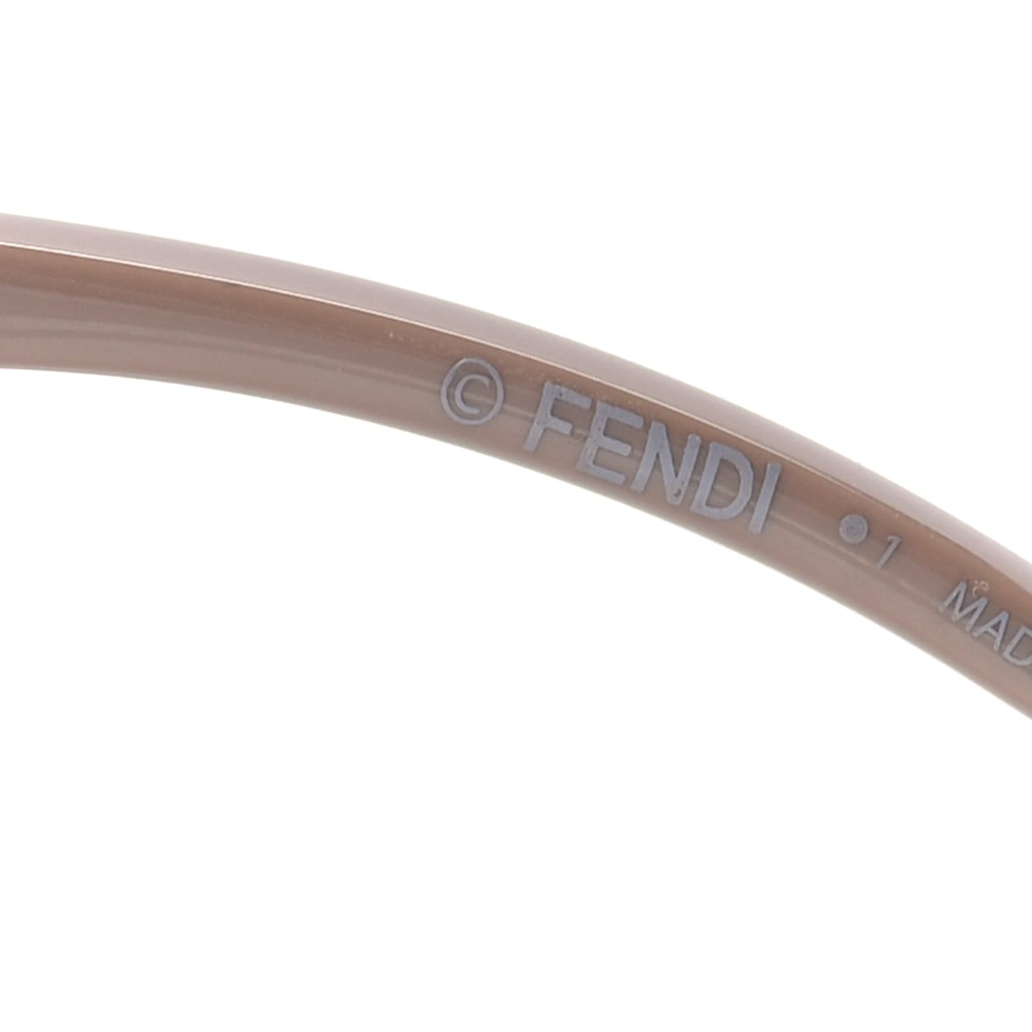 Fendi Acetate Interlace Cat Eye Sunglasses FE40171I Brown Ivory