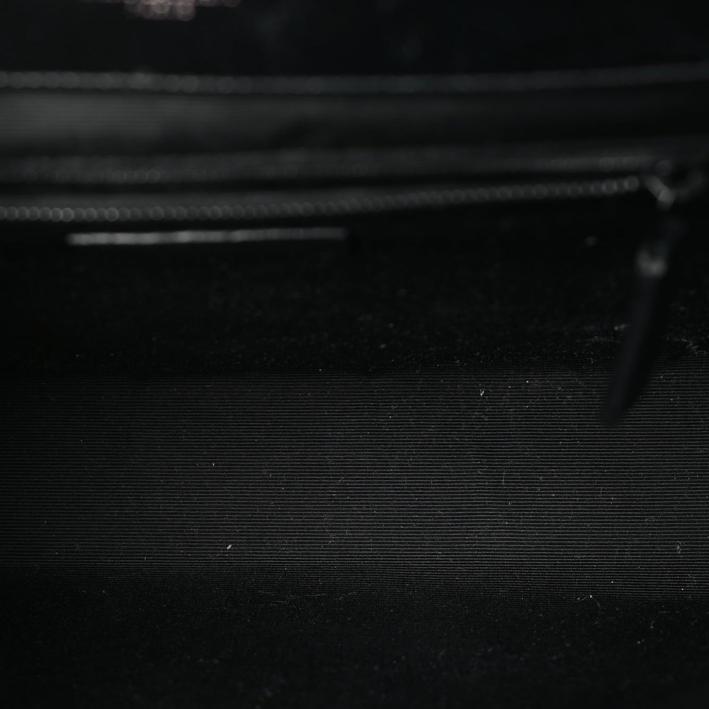 Saint Laurent Grain De Poudre Textured Mixed Matelasse Large Triquilt Monogram Monochrome Satchel Black