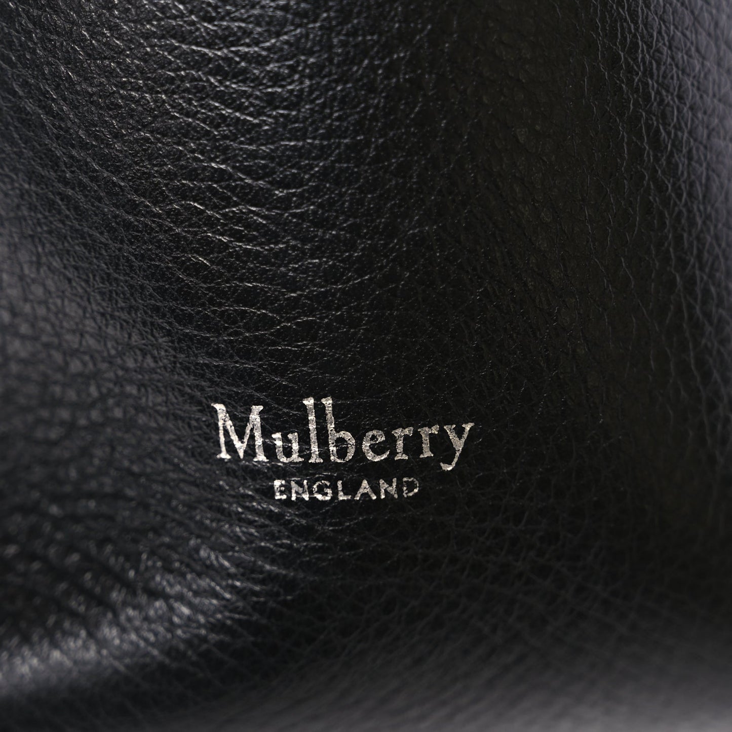Mulberry Calfskin Studded Camden Bucket Black