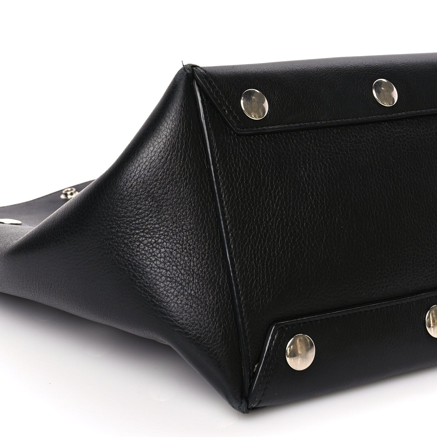 Mulberry Calfskin Studded Camden Bucket Black