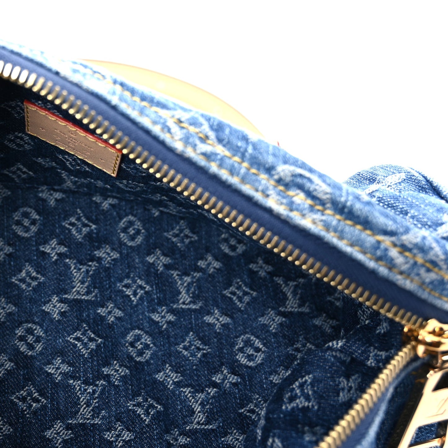 Louis Vuitton Monogram Denim Papillon Denim Blue