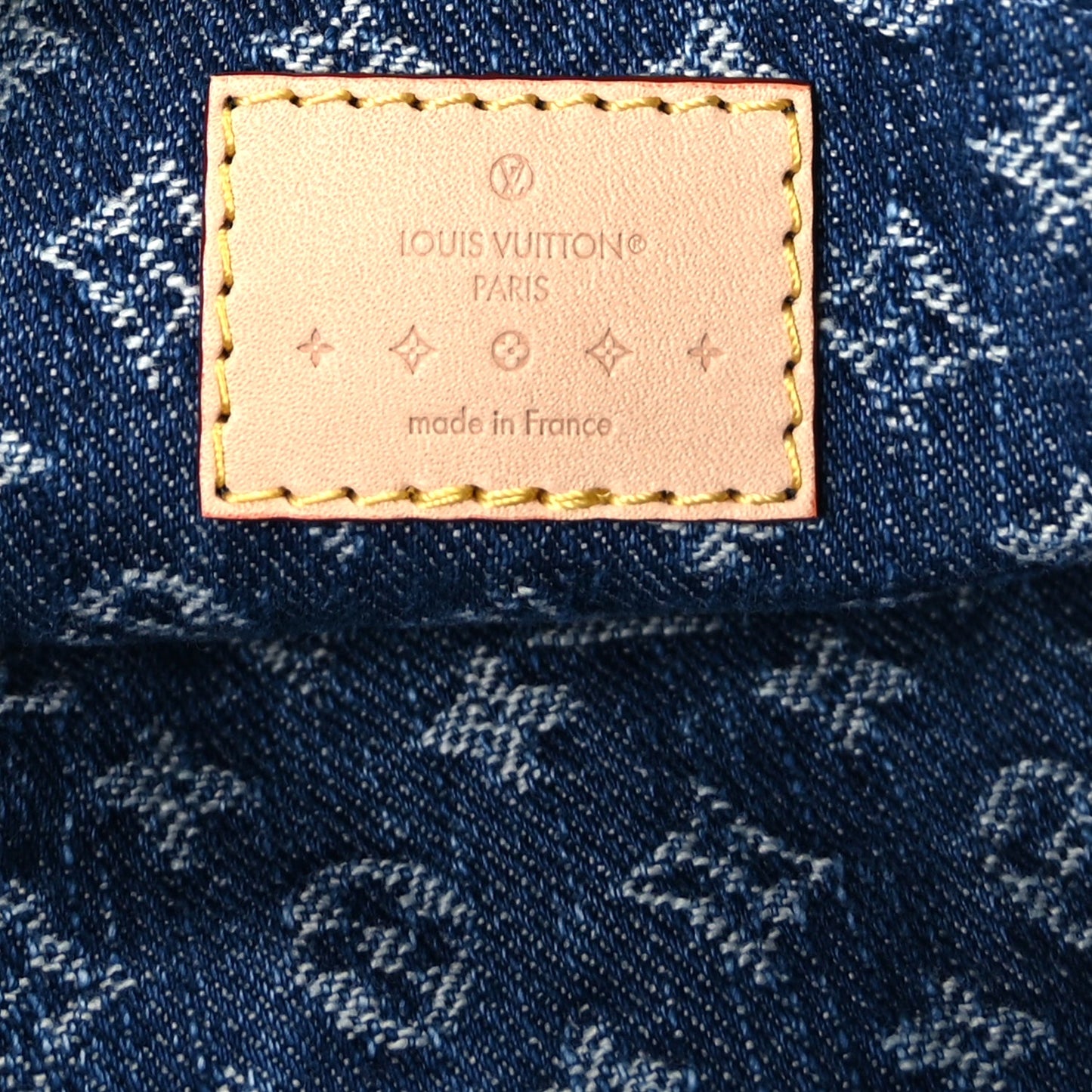 Louis Vuitton Monogram Denim Papillon Denim Blue